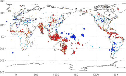 Verband tussen El Niño en regen in juni-augustus