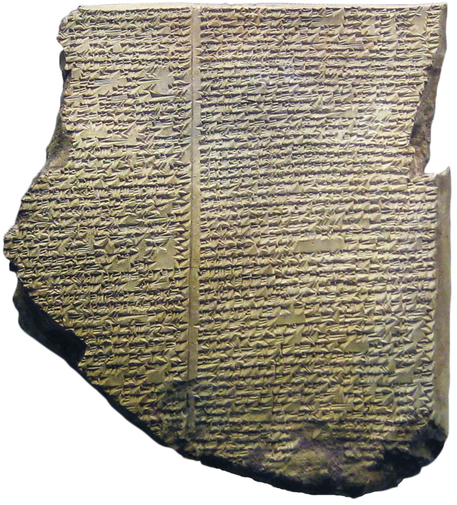Op dit Assyrische kleitablet uit de 7de eeuw voor Christus wordt gewaarschuwd voor zware regens en overstromingen.